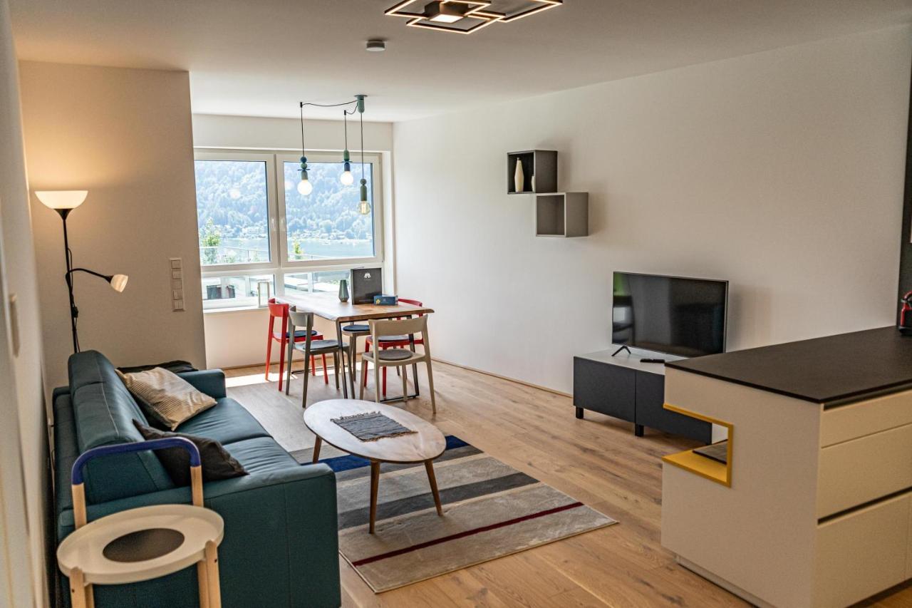 Top 5 Alpe Maritima - Traumhafte Ferienwohnung Mit Seeblick Und Bergkulisse Am Ossiacher See Аненхайм Екстериор снимка